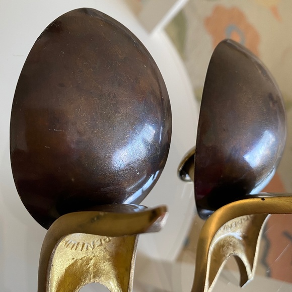 VTG I MCM I Oppenheim Israel I Art Deco Candle Holders - Picture 14 of 16